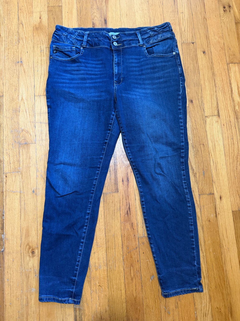 KanCan Dark Blue High-Rise Skinny Jeans